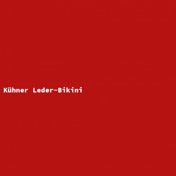 Kühner Leder-Bikini