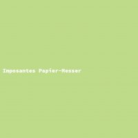 Imposantes Papier-Messer
