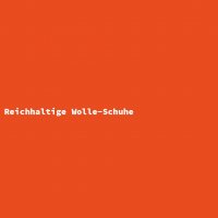 Reichhaltige Wolle-Schuhe