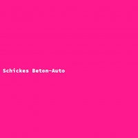 Schickes Beton-Auto