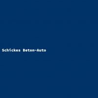 Schickes Beton-Auto