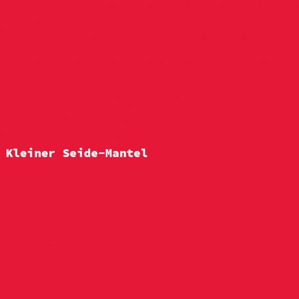 Kleiner Seide-Mantel